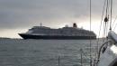 Queen Victoria: entering Charleston Harbor